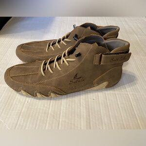 Salkin size 45 men’s light brown tan barefoot shoes